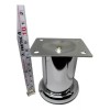 Herrajes Guerrero Pata Para Mueble Sala 8 Cm Altura