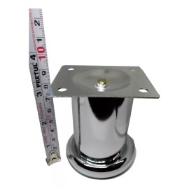Herrajes Guerrero Pata Para Mueble Sala 8 Cm Altura