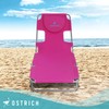 Ostrich Chaise Lounge Folding Portable Sunbathing Poolside Beach Chair (2