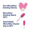 TidyUps 4 Piece Dusting Set, Pink