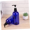 Baluue 2pcs Travel Toiletries Bottles Shampoo Containers Pump Liquid Bottle