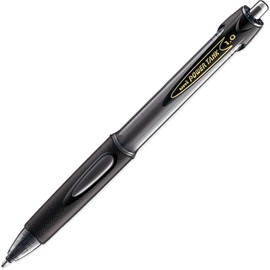 uni-ball SN-220 Power Tank Retractable Ballpoint Pen - 1.0mm - 2 x Black Barrel, 1 x White Barrel - 3 Pack