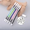 10pcs Nail Art Gel Carving Pen Nail Dotting Tool Silicone