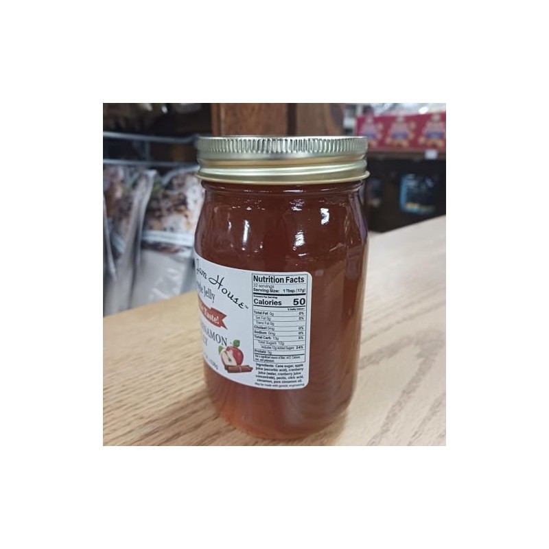 Homestyle Apple Cinnamon Jelly - One Pint - Grandma's Jam