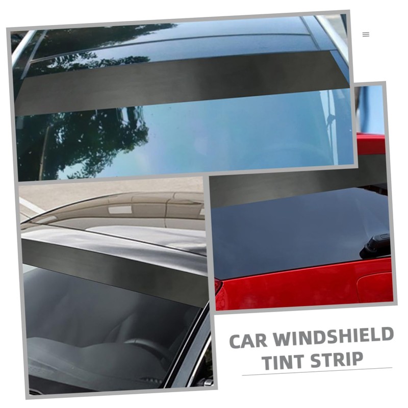 Mikinona Universal Car Windshield Tint Strip Auto Visor Sunshade Strip