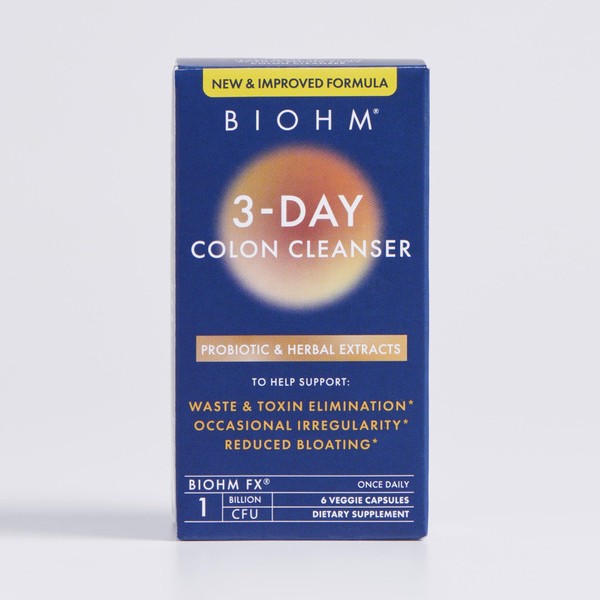 BIOHM 3 Day Colon Cleanse Detox with Probiotics & Herbal