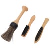 3pcs Barber Brush Set Professional Soft Bristles Portable Barber Neck