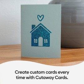 Cricut Joy Cutaway Cards | Marina | 10.8cm x 14cm (4.25" x 5.5") | 8-pack | For use with Cricut Joy