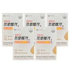 Chong Kun Dang Health Promega Altige Omega 3 Vitamin D 430 mg x 60 capsules 5 boxes HI / 종근당건강 프로메가 알티지 오메가3 비타민D 430mg x 60캡슐 5박스 HI