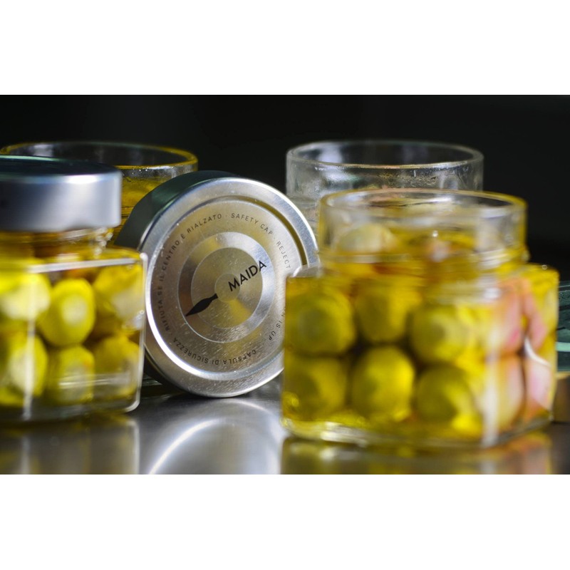Small Artichoke Hearts Preserved in EVOO - Maida Farm, Campania,