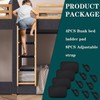4 Pcs Bunk Bed Ladder Pads，12 x 8 Inch Soft