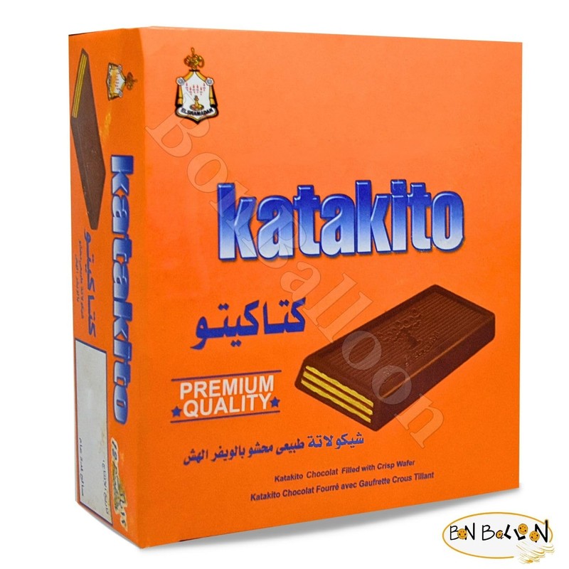 Katakito Chocolate Filled With Crisp Wafer Premium Natural Egyptian Oriental