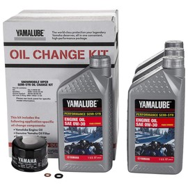 Yamaha Sidewinder/SR Viper Semi-Synthetic Oil Change Kit - LUB-SMBCG-KT-20