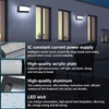 Sytmhoe 5000K Daylight White Outdoor Wall Sconce Lights, LED Exterior
