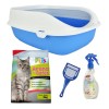 Kit Inicial Para Gato Con Arenero Pala Arena Neutralizador