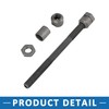 A ABSOPRO 9.5mm Quick Release Bearing Rear Hollow Axle Set