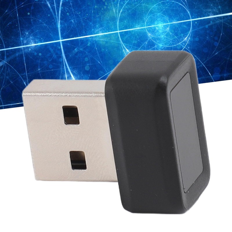 USB Fingerprint Reader, 360° Touch Speedy Matching Biometric Scanner, Portable