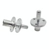2 Sets M12 Metal Bedpost Connectors Screw-in T-nut Bedpost Connectors