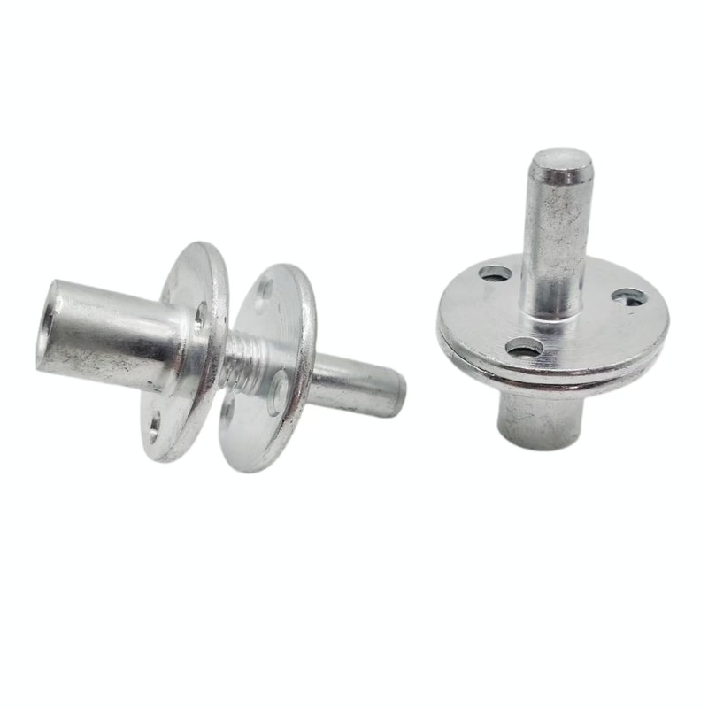 2 Sets M12 Metal Bedpost Connectors Screw-in T-nut Bedpost Connectors