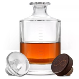 Glencairn Crystal Studio Infinity Bottle Glass Decanter
