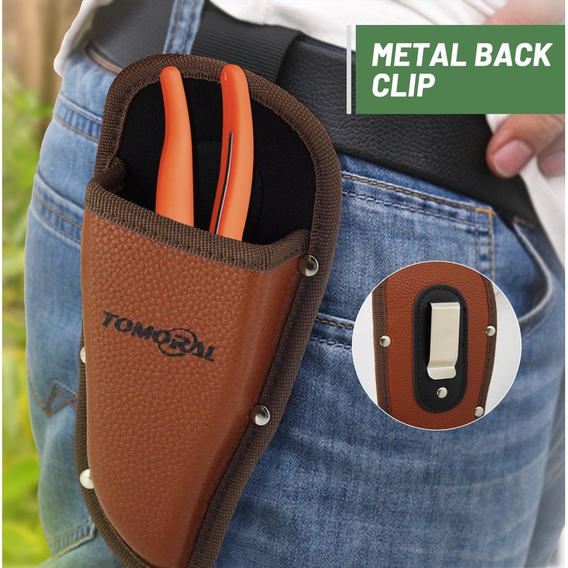 Facecool Pruner Holster Pruning Shears Hanging Pouch PU Leather Pliers