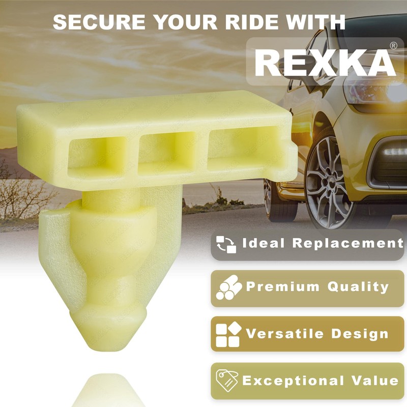 Rexka 15pcs Wheel Well Opening Moulding Clips for Nissan Infiniti