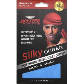 Nexxzen Quality Silky Smooth Durag 360 Waves Sky Blue