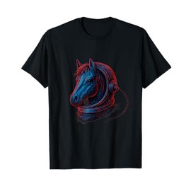 Astronaut Horse Digital Art T-Shirt