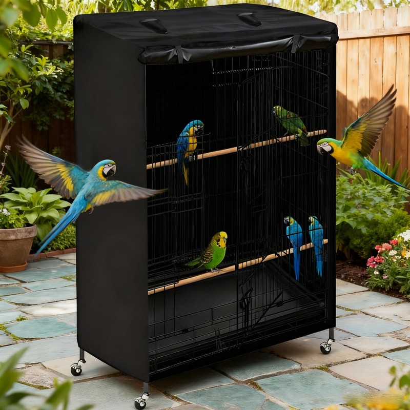 LITEMATIRA Universal Bird Parrot Cage Cover - Large Night Birdcage