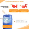 18 Pack Automatic Chicken Water Cups, Complete Set Pipeline Automatic