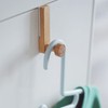 MDFAYE Over The Cabinets Hooks Coat Robe Towel Holder Door