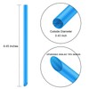 [Individually Wrapped] ANGLED TIPS 100 Pcs Disposable Jumbo Smoothie Straws,
