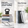 Adjustable Book Stand for Reading – 360° Rotating Foldable Desktop