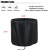 POMER Fire Pit Cover,30inch Round Fire Pit Cover for BALI
