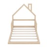 Harper & Bright Designs Twin Kids Bed with House-Shaped Headboard,