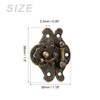 METALLIXITY 4pcs 38mm x 30mm Zinc Alloy Toggle Catch Lock