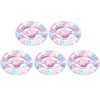 5PCS Round Hand Grip Ring Printed Silicone Fidget Toy Finger