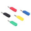 10PCS 4mm Banana Plugs Brass Nickel Plated Connectors Speaker Cable