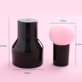LNJBABAO Makeup Sponge, Sponge Puff, Makeup Sponge Puff, Multi-Functional Makeup Sponge Puff, Dry and Wet Use, Beauty Tool, Mushroom Type, 8 Colors Set