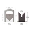 Hoan The Original Bagel Guillotine Universal Slicer, Silver, 9.25-Inch -