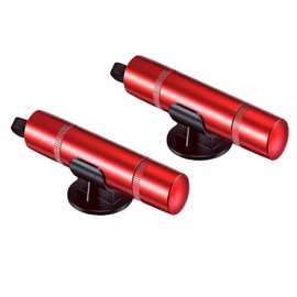 2 Pack Car Safety Hammer Safehammer One Second Window Breaker, Seatbelt Cutter and Glass Breaker Emergency Escape Tool (Red)