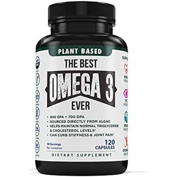 The Berry Best Omega 3 120 tablets vegan seaweed extract / 더 베리 베스트 오메가3 120정 비건 해조류 추출