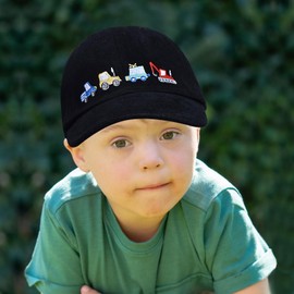 ZGDG Kids Boys Girls Baseball Cap Toddler Embroidery Car Trucker Hat Adjustable Washed Vintage Sun Fishing Hat for 3-8 Years