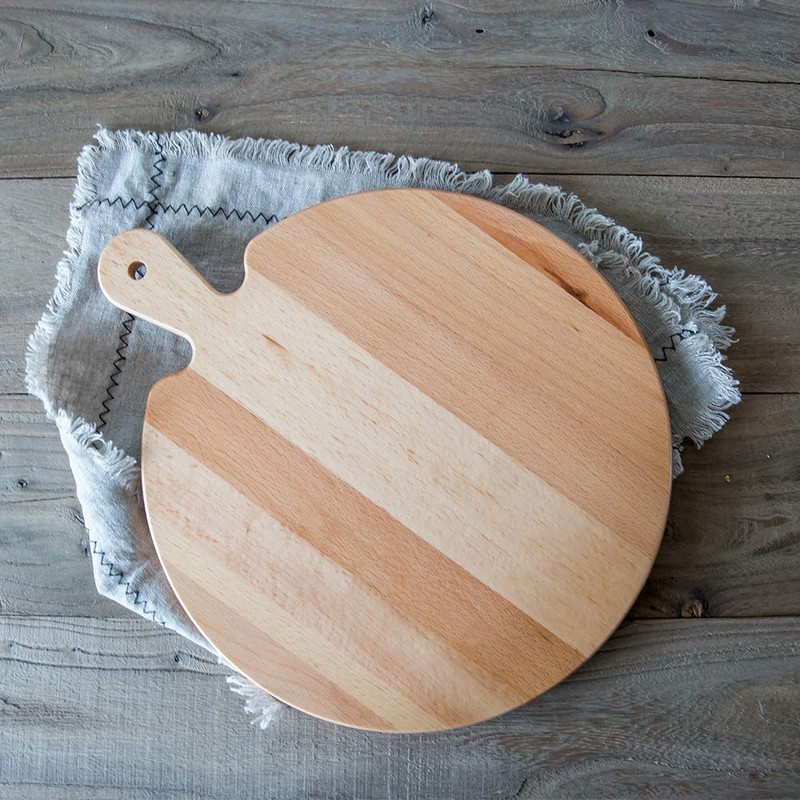 K-UNING Pizza Board, Cutting Board, Cutting Board, Bread Stand, Wood,