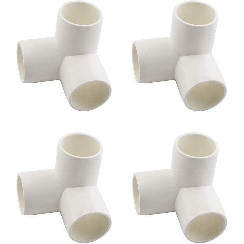 SDTC Tech 1/2" 3 Way PVC Fitting Furniture Grade Pipe