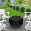 Daiilg Fire Pit Cover Round 36 Inch Fire Pit Cover,