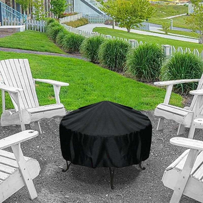 Daiilg Fire Pit Cover Round 36 Inch Fire Pit Cover,