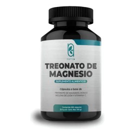 Naima Treonato Magnesio Cápsulas Melena León Vitamina 200 Caps