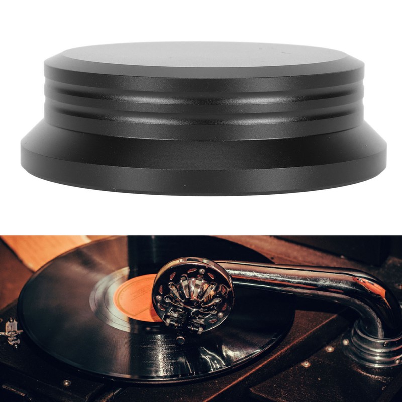 HiFi Disc Stabilizer Aluminum Alloy Universal Turntable Weight Clamp for