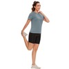 NebuKinex 6 Pack Workout Tops for Women Short Sleeve Sun